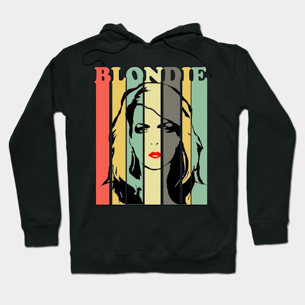 Blondie Retro Stripes Hoodie by Fijakilsa